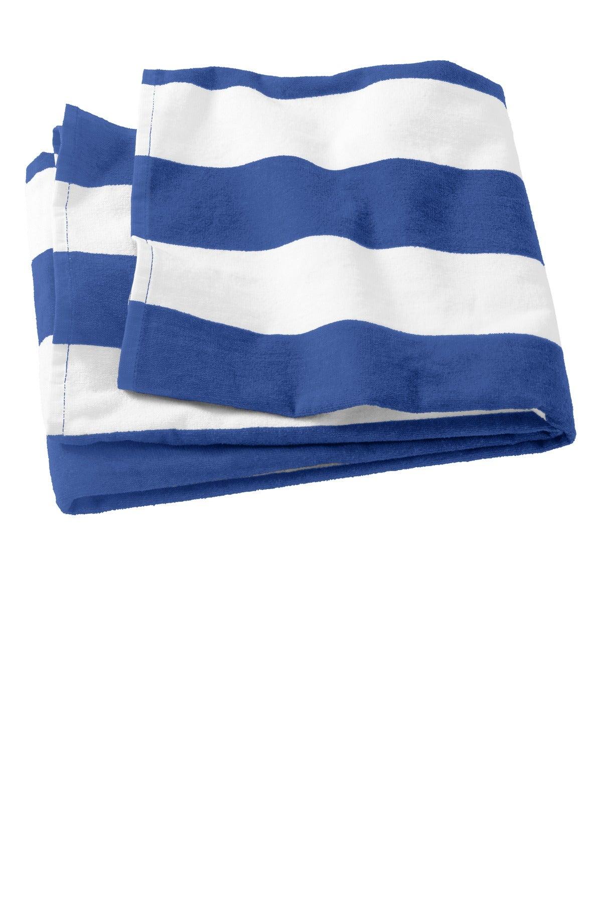 Port Authority Cabana Stripe Beach Towel. PT43 - Dresses Max