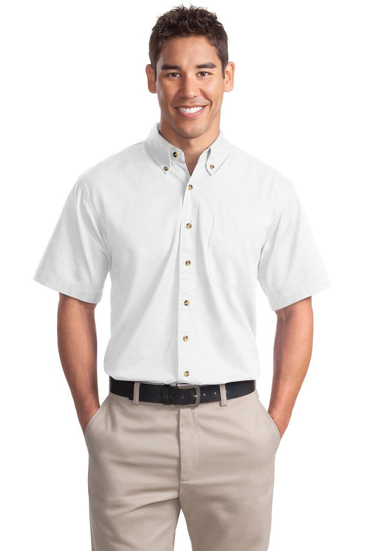 Port Authority Short Sleeve Twill Shirt. S500T - Dresses Max