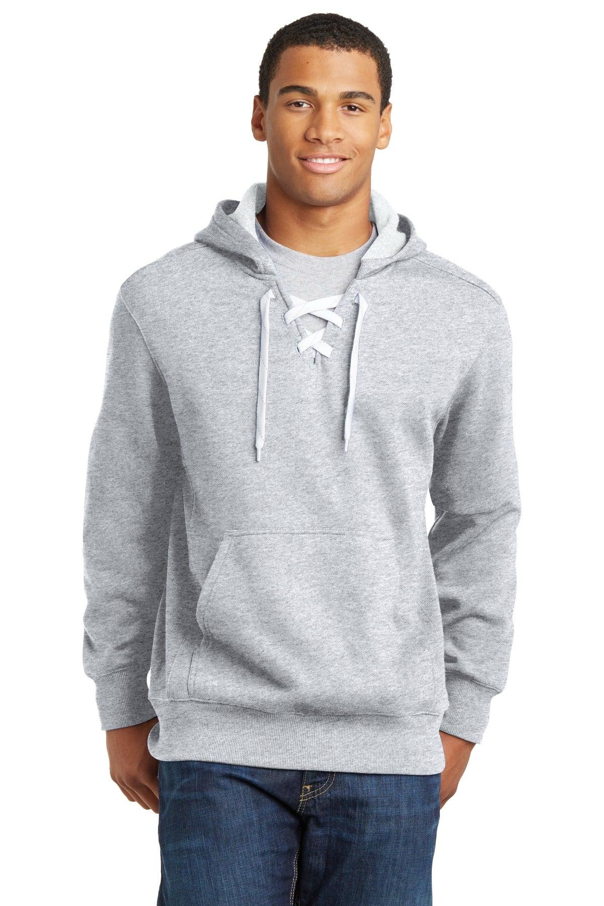 Sport-Tek Lace Up Pullover Hooded Sweatshirt. ST271 - Dresses Max