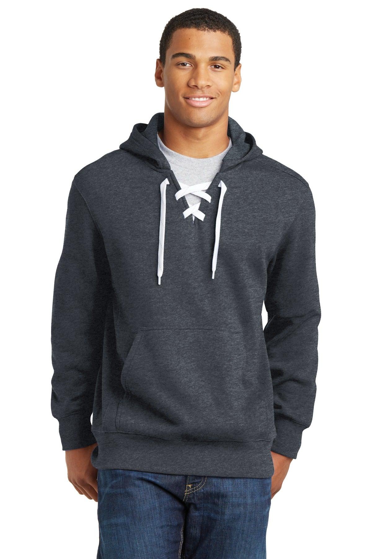 Sport-Tek Lace Up Pullover Hooded Sweatshirt. ST271 - Dresses Max