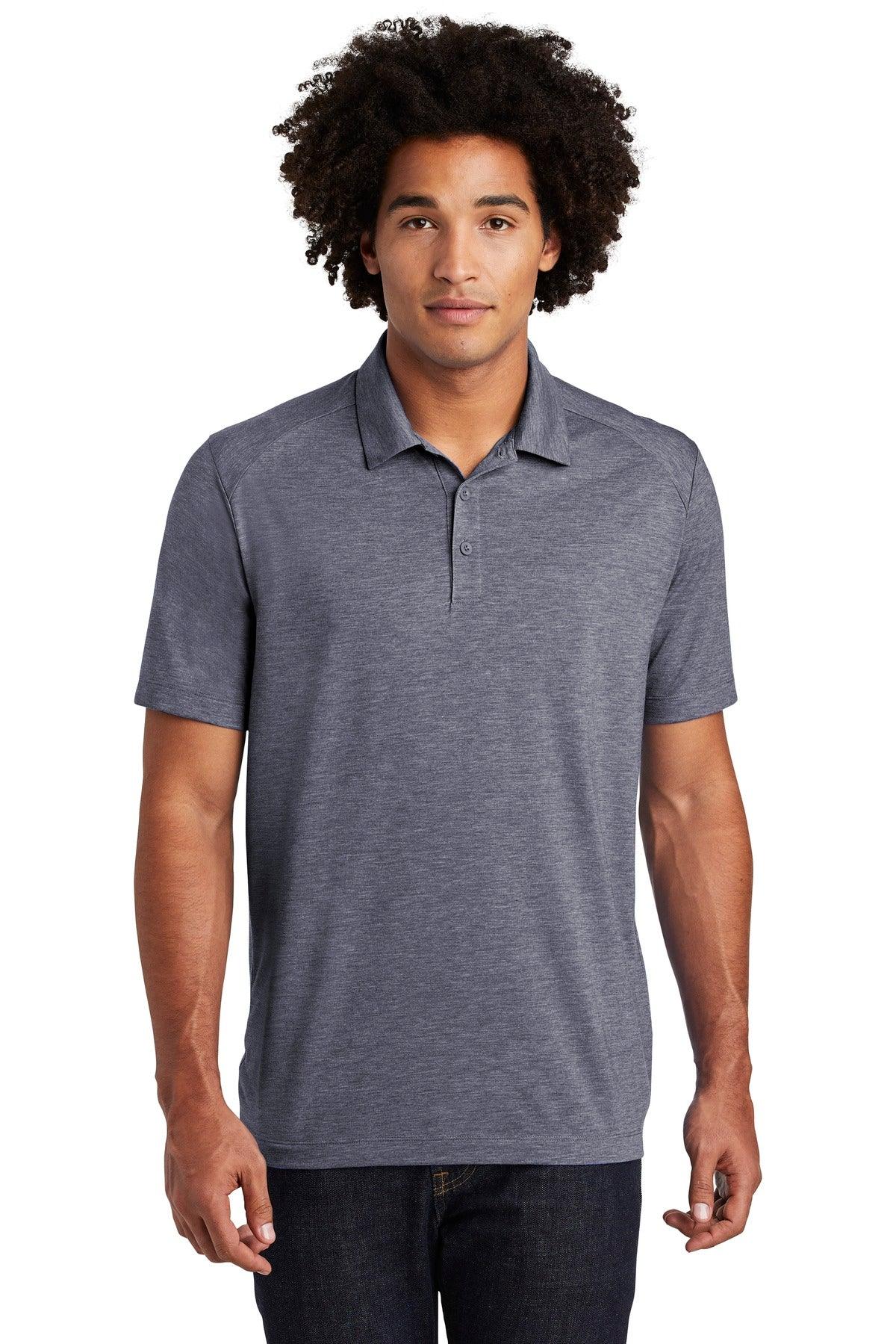 Sport-Tek PosiCharge Tri-Blend Wicking Polo. ST405 - Dresses Max