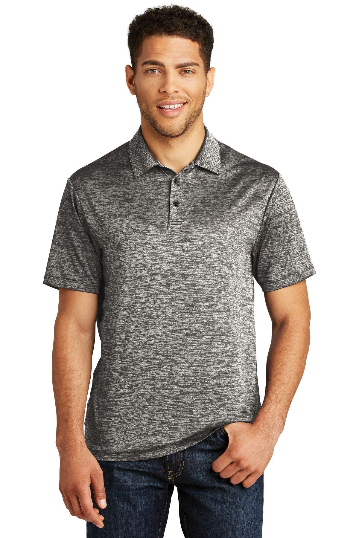 Sport-Tek PosiCharge Electric Heather Polo. ST590 - Dresses Max