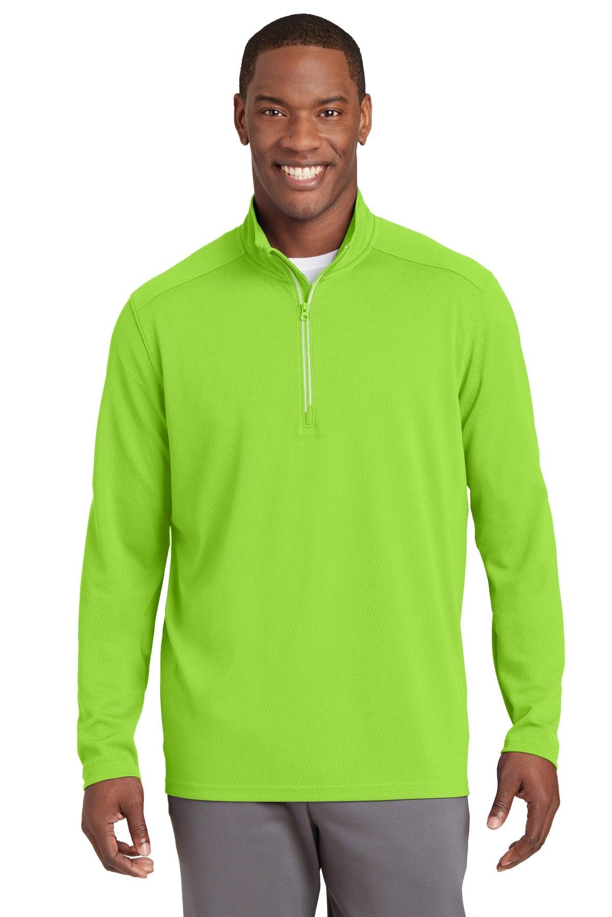 Sport-Tek Sport-Wick Textured 1/4-Zip Pullover. ST860 - Dresses Max