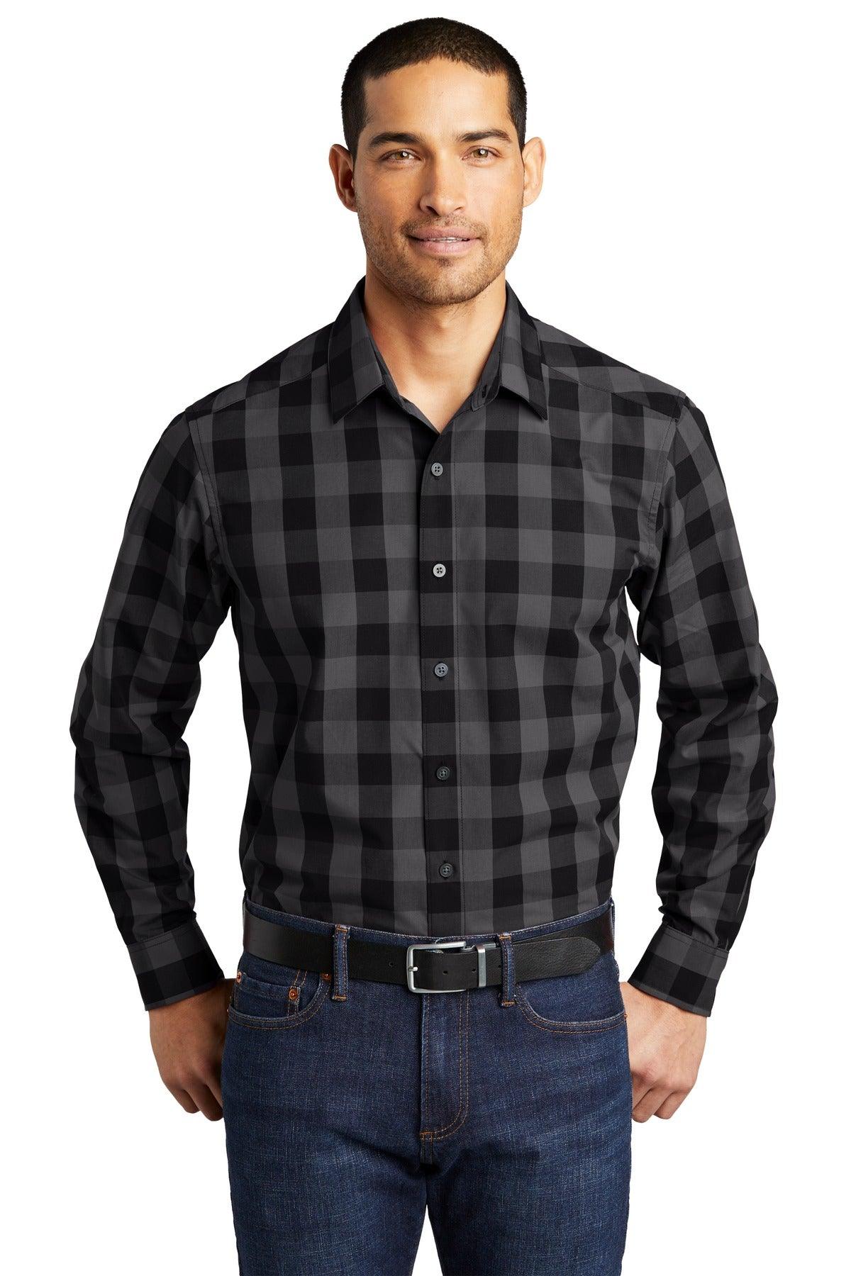 Port Authority Everyday Plaid Shirt. W670 - Dresses Max