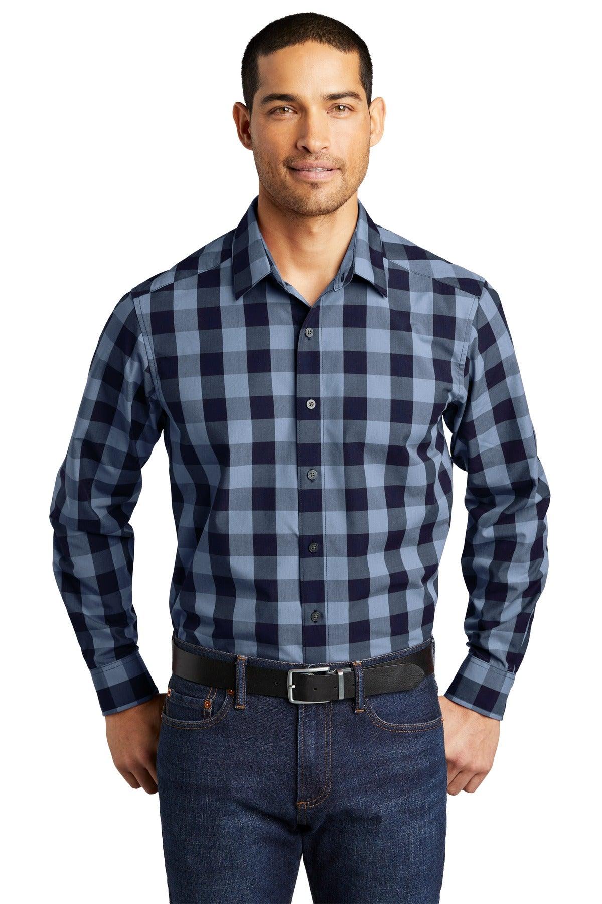 Port Authority Everyday Plaid Shirt. W670 - Dresses Max