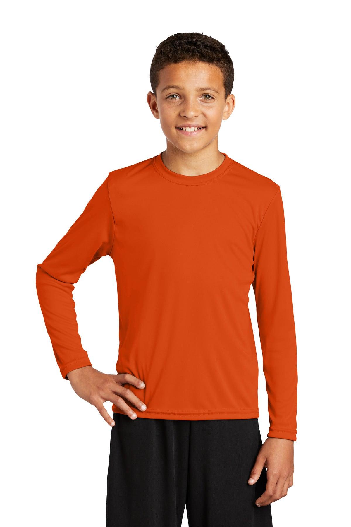 Sport-Tek Youth Long Sleeve PosiCharge Competitor Tee. YST350LS - Dresses Max