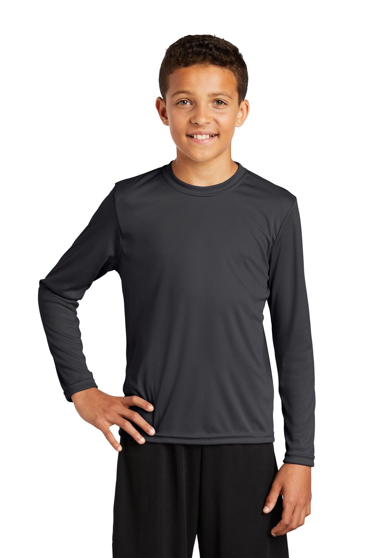 Sport-Tek Youth Long Sleeve PosiCharge Competitor Tee. YST350LS - Dresses Max