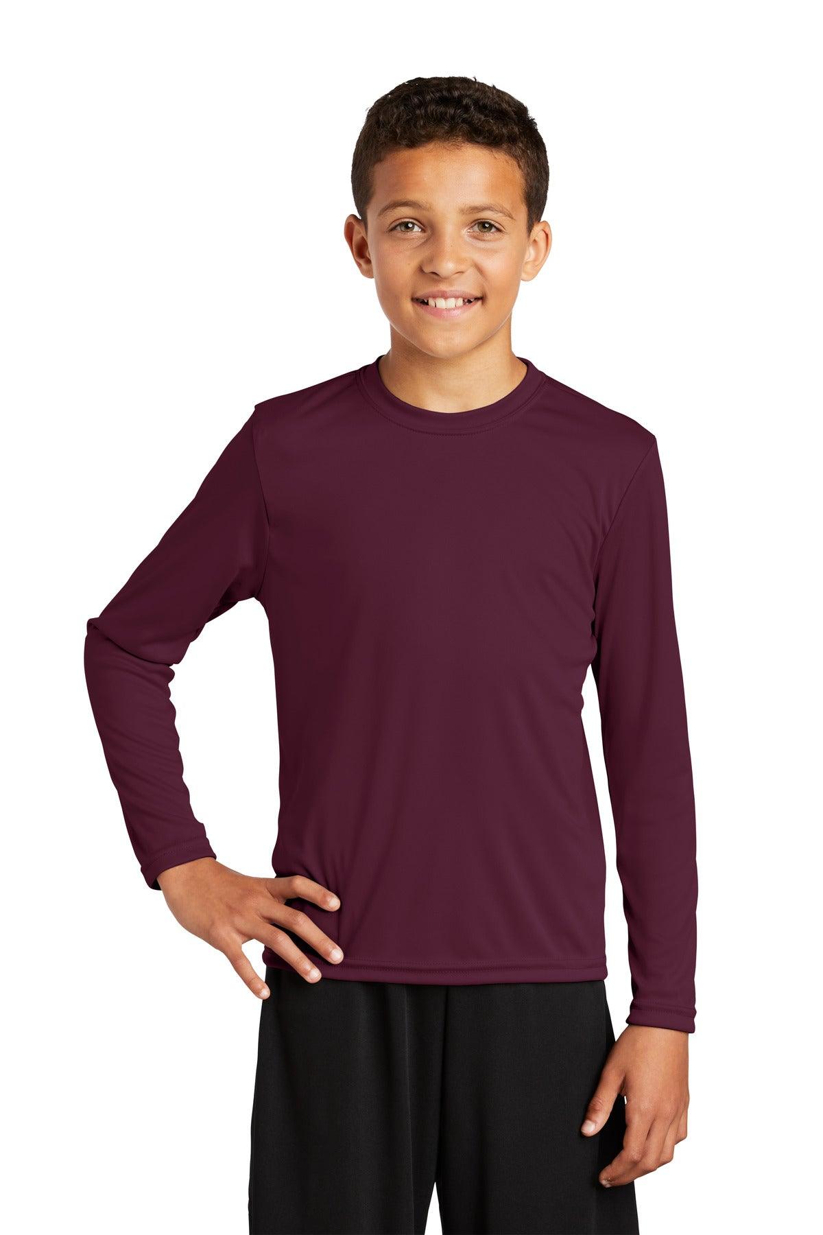 Sport-Tek Youth Long Sleeve PosiCharge Competitor Tee. YST350LS - Dresses Max