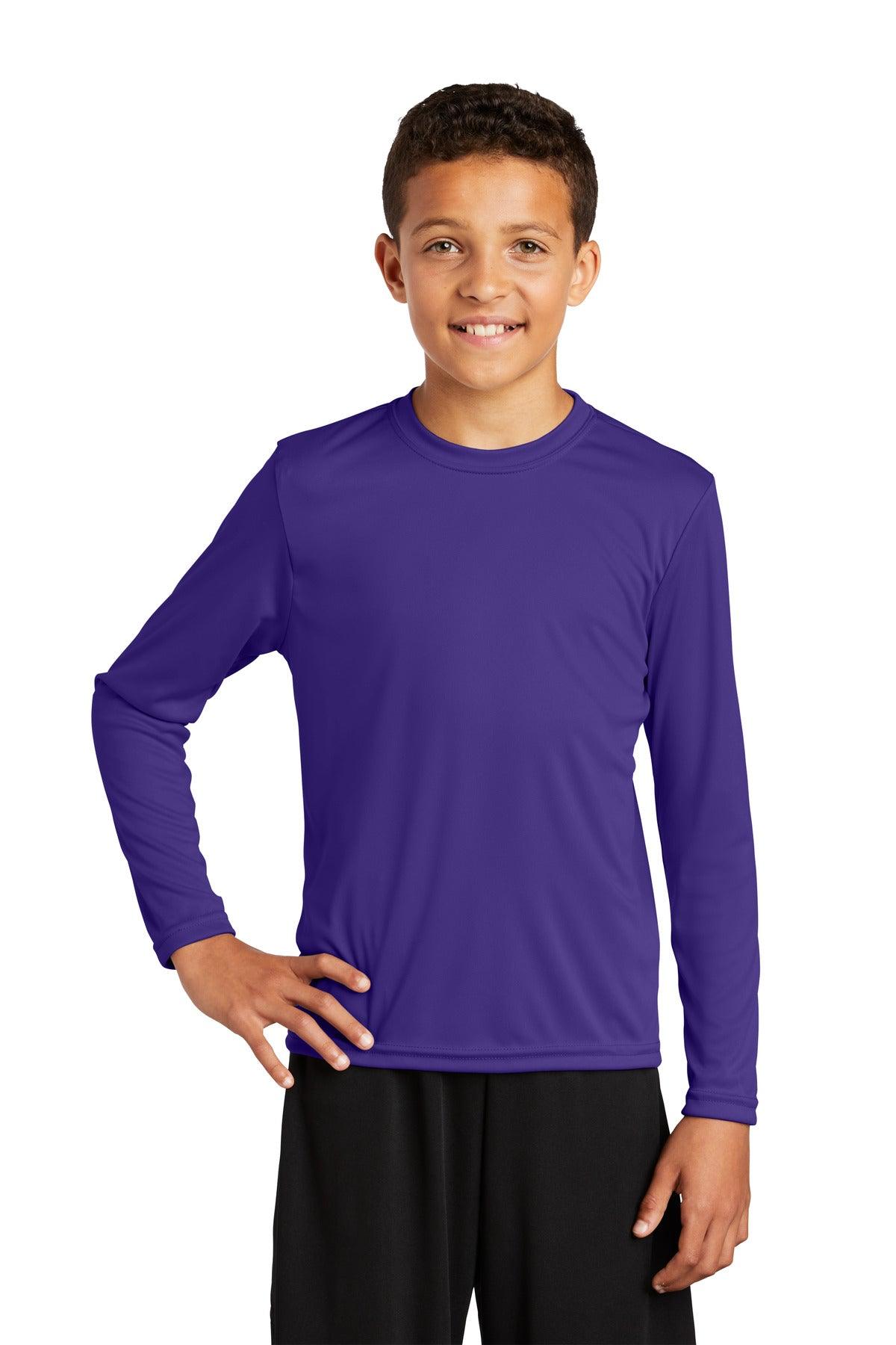 Sport-Tek Youth Long Sleeve PosiCharge Competitor Tee. YST350LS - Dresses Max