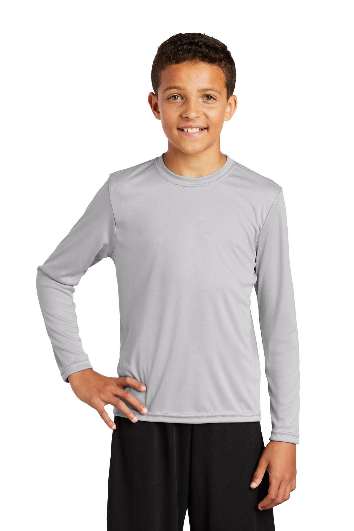 Sport-Tek Youth Long Sleeve PosiCharge Competitor Tee. YST350LS - Dresses Max