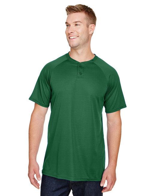 Augusta Sportswear Adult Attain 2-Button Baseball Jersey AG1565 - Dresses Max