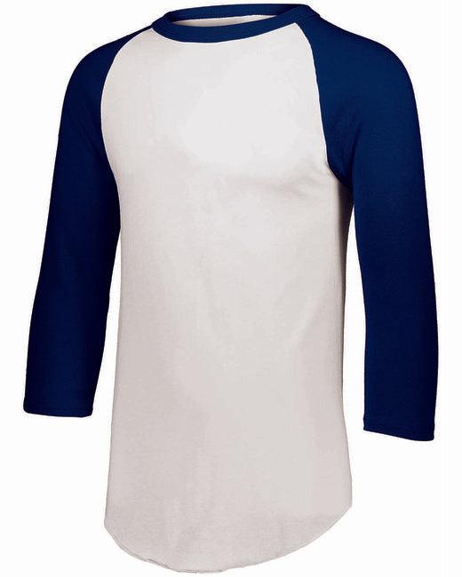 Augusta Sportswear Adult 3/4-Sleeve Baseball Jersey AG4420 - Dresses Max