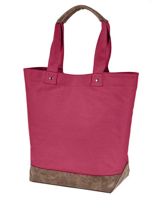 Authentic Pigment Canvas Resort Tote AP1921 - Dresses Max