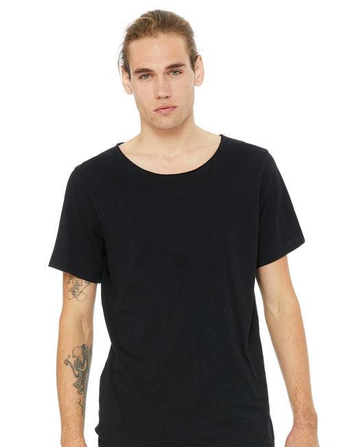 Bella + Canvas Men's Jersey Raw Neck T-Shirt B3014 - Dresses Max