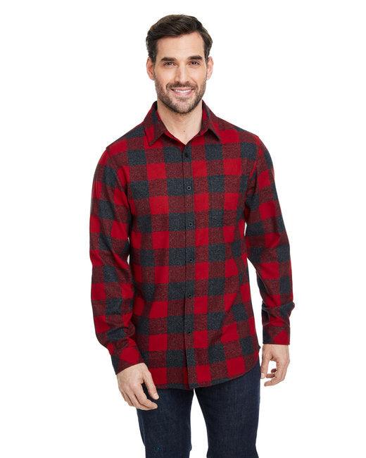 Burnside Woven Plaid Flannel With Biased Pocket B8212 - Dresses Max