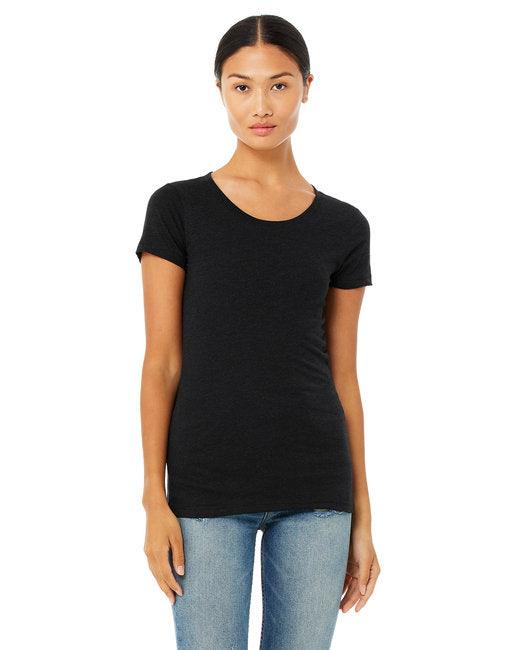 Bella + Canvas Ladies' Triblend Short-Sleeve T-Shirt B8413 - Dresses Max