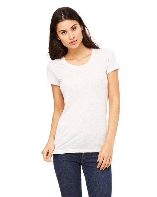 Bella + Canvas Ladies' Triblend Short-Sleeve T-Shirt B8413 - Dresses Max