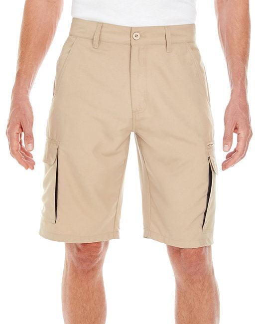 Burnside Men's Microfiber Cargo Short B9803 - Dresses Max