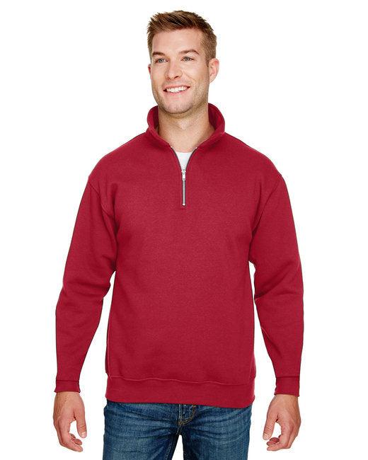 Bayside Unisex 9.5 oz., 80/20 Quarter-Zip Pullover Sweatshirt BA920 - Dresses Max