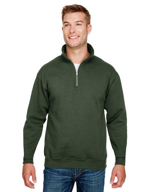 Bayside Unisex 9.5 oz., 80/20 Quarter-Zip Pullover Sweatshirt BA920 - Dresses Max