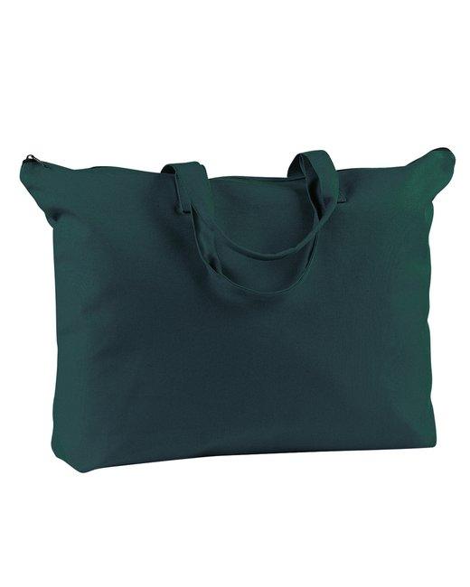 BAGedge 12 oz. Canvas Zippered Book Tote BE009 - Dresses Max