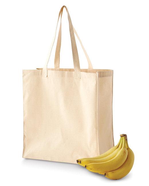 BAGedge 6 oz. Canvas Grocery Tote BE055 - Dresses Max