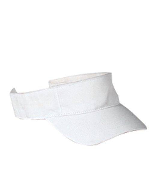 Big Accessories Cotton Twill Visor BX006 - Dresses Max