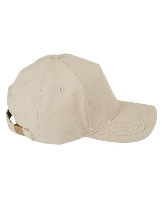 Big Accessories 5-Panel Brushed Twill Cap BX034 - Dresses Max