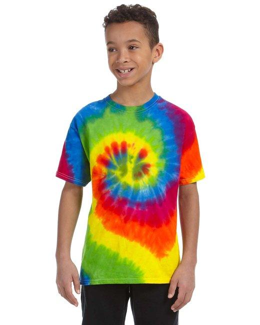 Tie-Dye Youth 5.4 oz. 100% Cotton T-Shirt CD100Y - Dresses Max