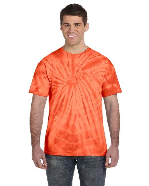 Tie-Dye Adult 5.4 oz. 100% Cotton Spider T-Shirt CD101 - Dresses Max