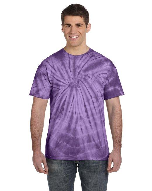 Tie-Dye Adult 5.4 oz. 100% Cotton Spider T-Shirt CD101 - Dresses Max