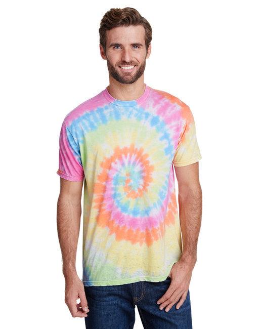 Tie-Dye Adult Burnout Festival T-Shirt CD1090 - Dresses Max