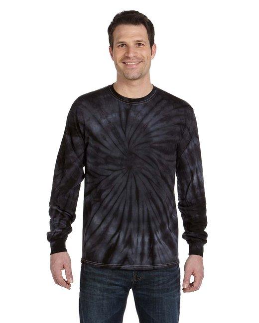 Tie-Dye Adult 5.4 oz. 100% Cotton Long-Sleeve T-Shirt CD2000 - Dresses Max