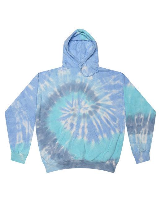 Adult Tie-Dyed Pullover Hooded Sweatshirt CD877 - Dresses Max