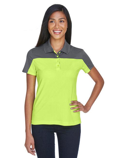 CORE365 Ladies' Balance Colorblock Performance Piqu Polo CE101W - Dresses Max