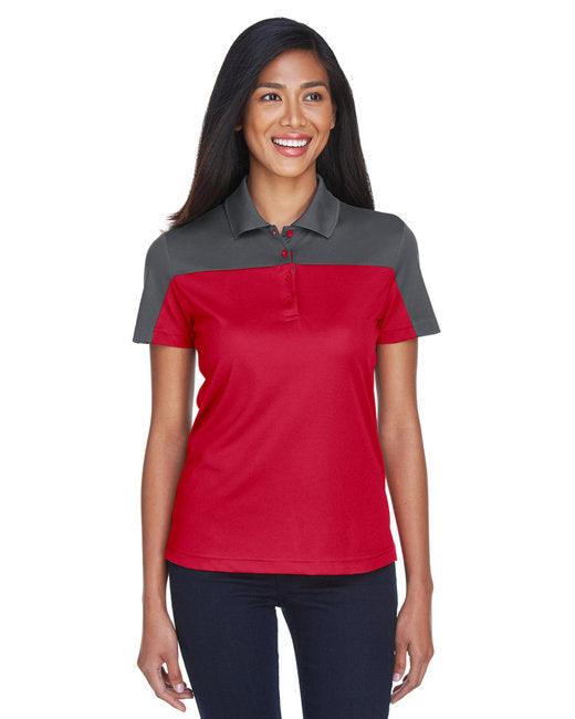 CORE365 Ladies' Balance Colorblock Performance Piqu Polo CE101W - Dresses Max