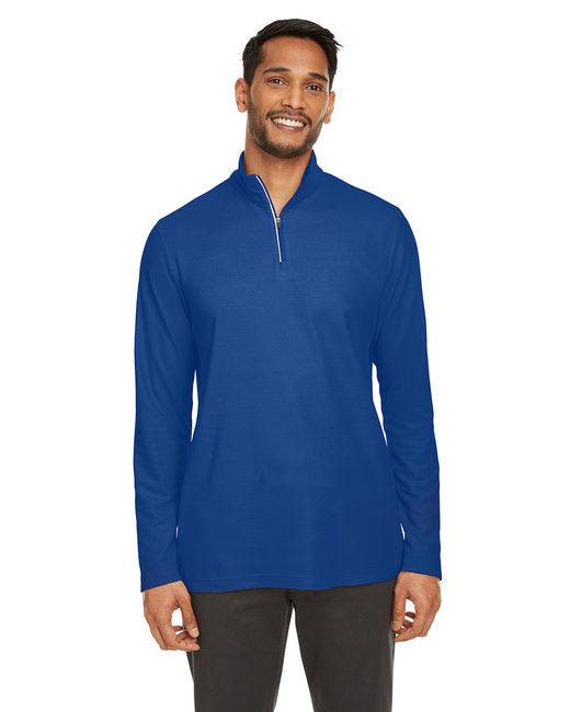 CORE365 Men's Fusion ChromaSoft Pique Quarter-Zip CE405 - Dresses Max