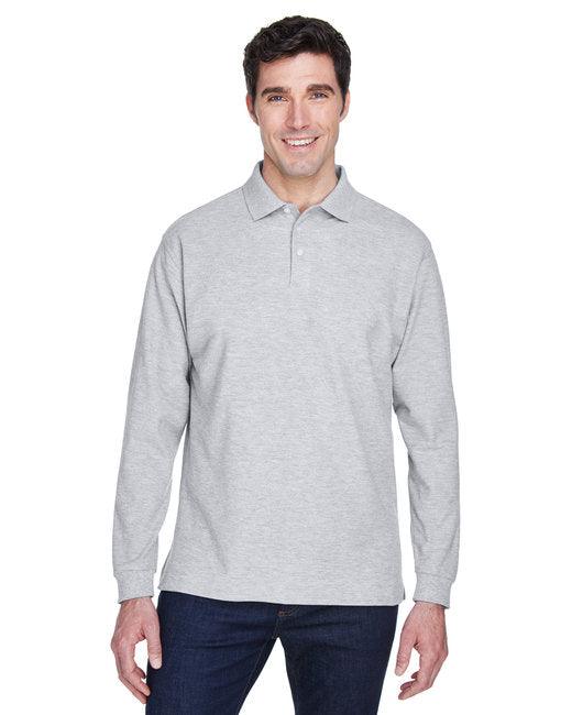 Devon & Jones Men's Pima Piqu Long-Sleeve Polo D110 - Dresses Max