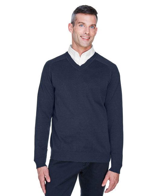 Devon & Jones Men's V-Neck Sweater D475 - Dresses Max