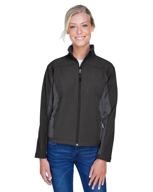 Devon & Jones Ladies' Soft Shell Colorblock Jacket D997W - Dresses Max