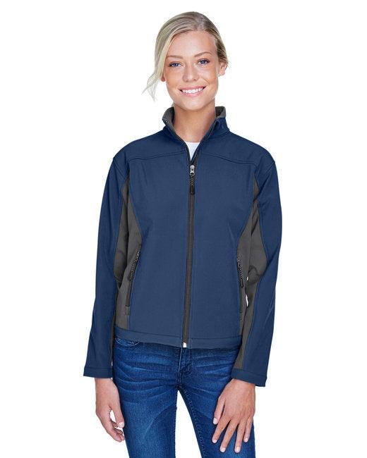 Devon & Jones Ladies' Soft Shell Colorblock Jacket D997W - Dresses Max