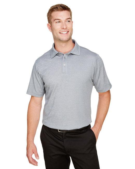 Devon & Jones CrownLux Performance Men's Address Melange Polo DG22 - Dresses Max