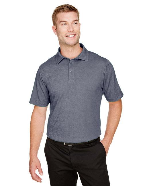 Devon & Jones CrownLux Performance Men's Address Melange Polo DG22 - Dresses Max