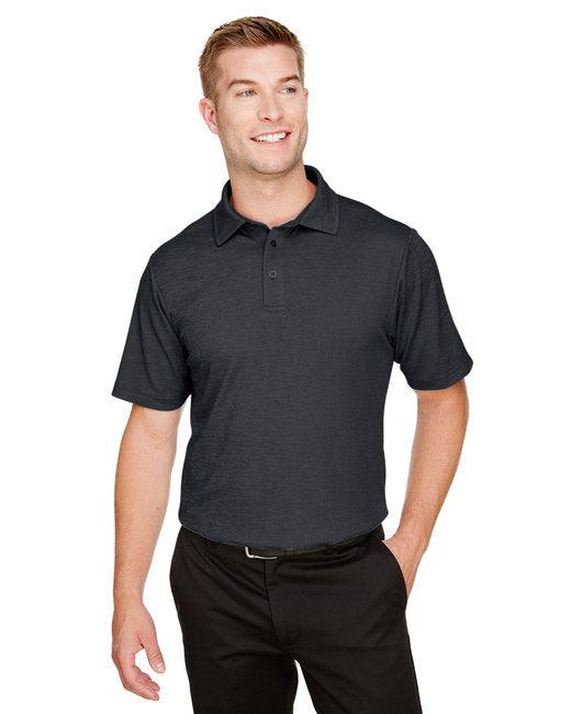 Devon & Jones CrownLux Performance Men's Address Melange Polo DG22 - Dresses Max