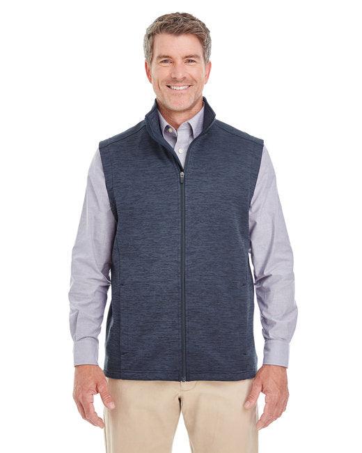 Devon & Jones Men's Newbury M lange Fleece Vest DG797 - Dresses Max