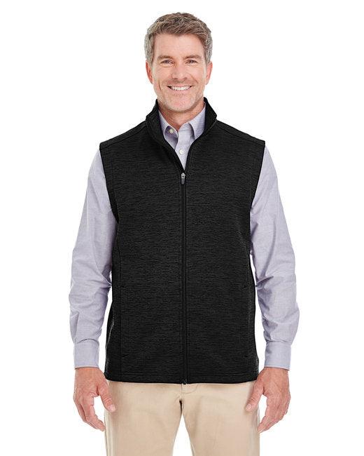 Devon & Jones Men's Newbury M lange Fleece Vest DG797 - Dresses Max