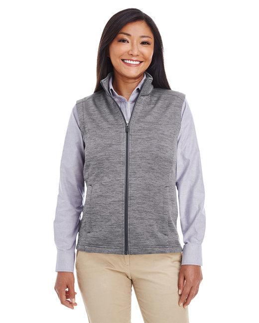 Devon & Jones Ladies' Newbury M lange Fleece Vest DG797W - Dresses Max