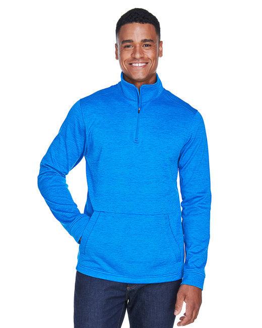 Devon & Jones Men's Newbury M lange Fleece Quarter-Zip DG798 - Dresses Max