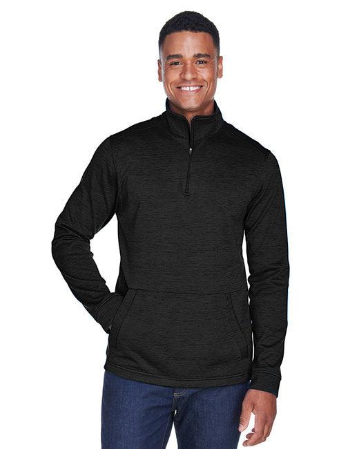 Devon & Jones Men's Newbury M lange Fleece Quarter-Zip DG798 - Dresses Max