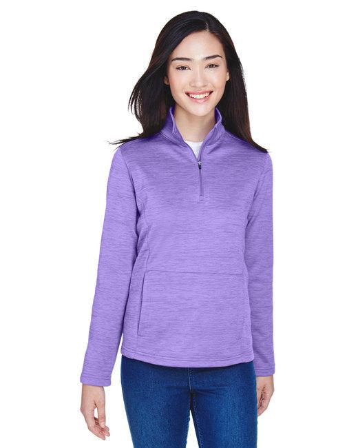 Devon & Jones Ladies' Newbury M lange Fleece Quarter-Zip DG798W - Dresses Max